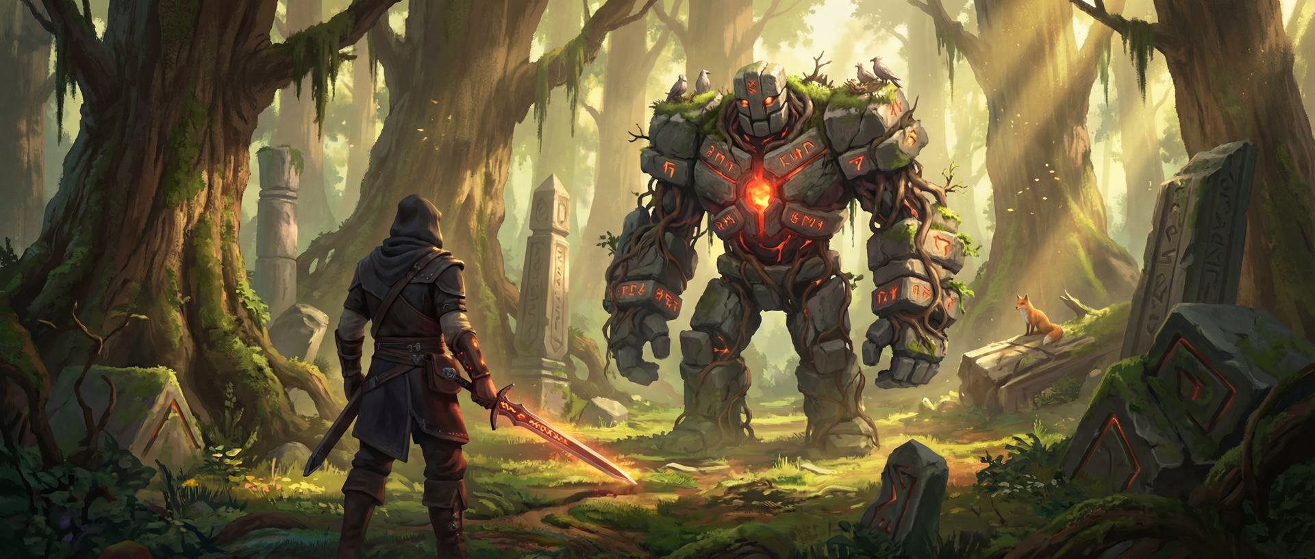 Nostra - Golem Boss Pixel Art Artwork